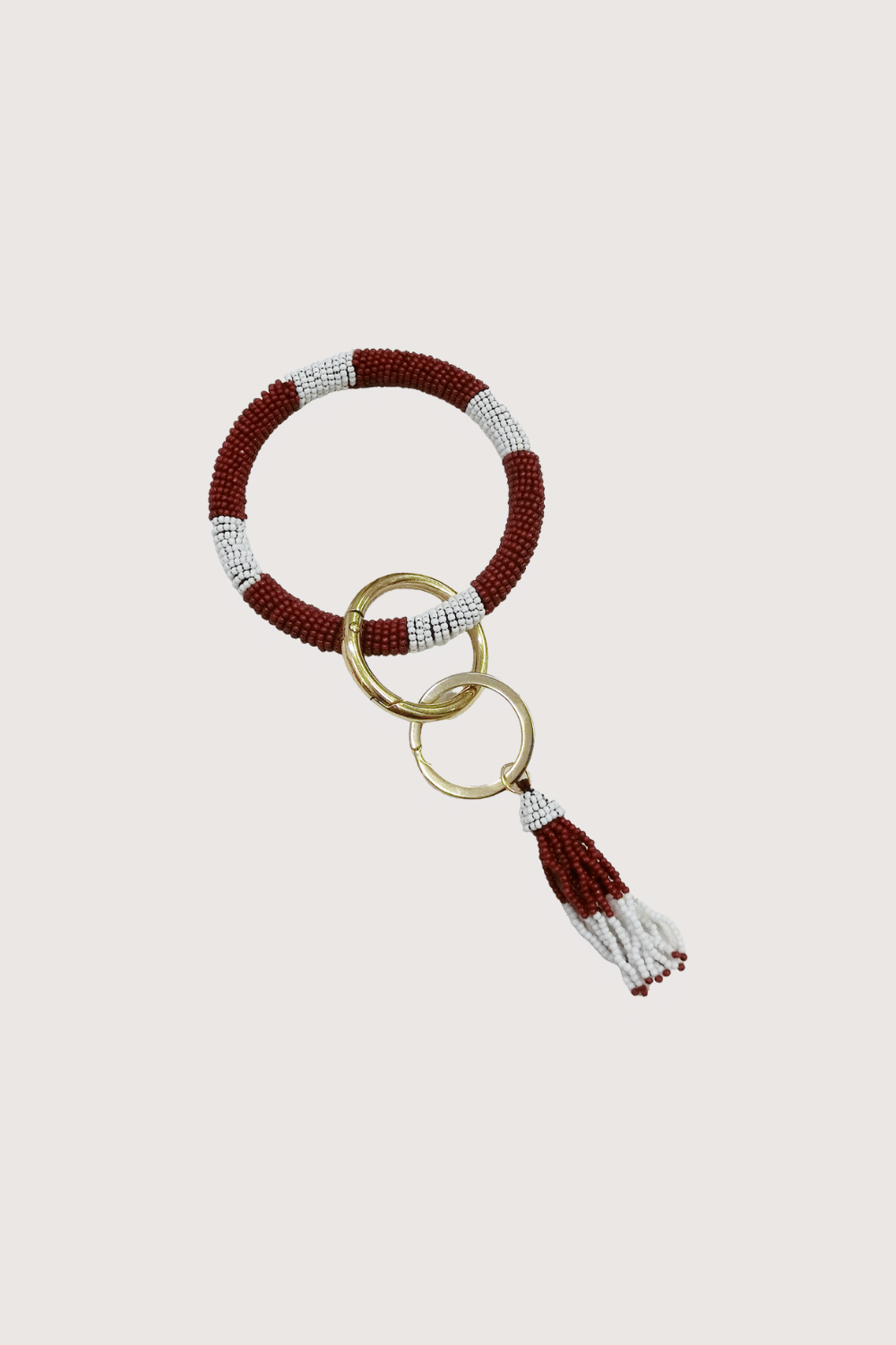 A&M Maroon & White Bracelet Keychain