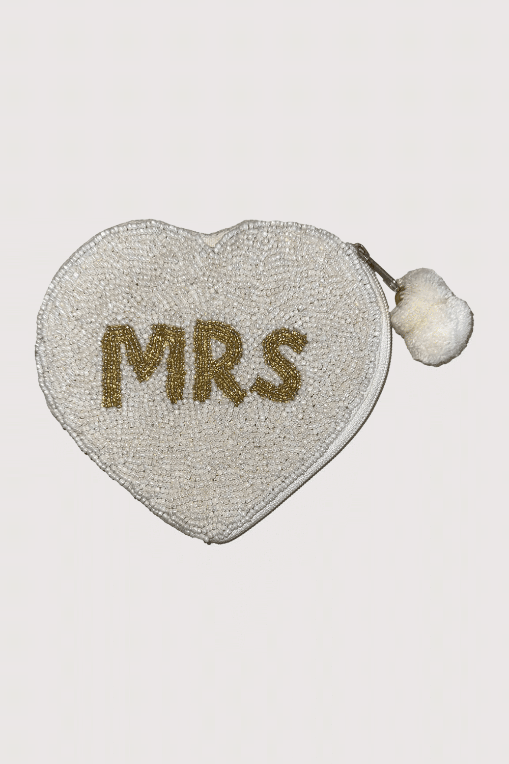 "Mrs." Beaded Coin Pouch