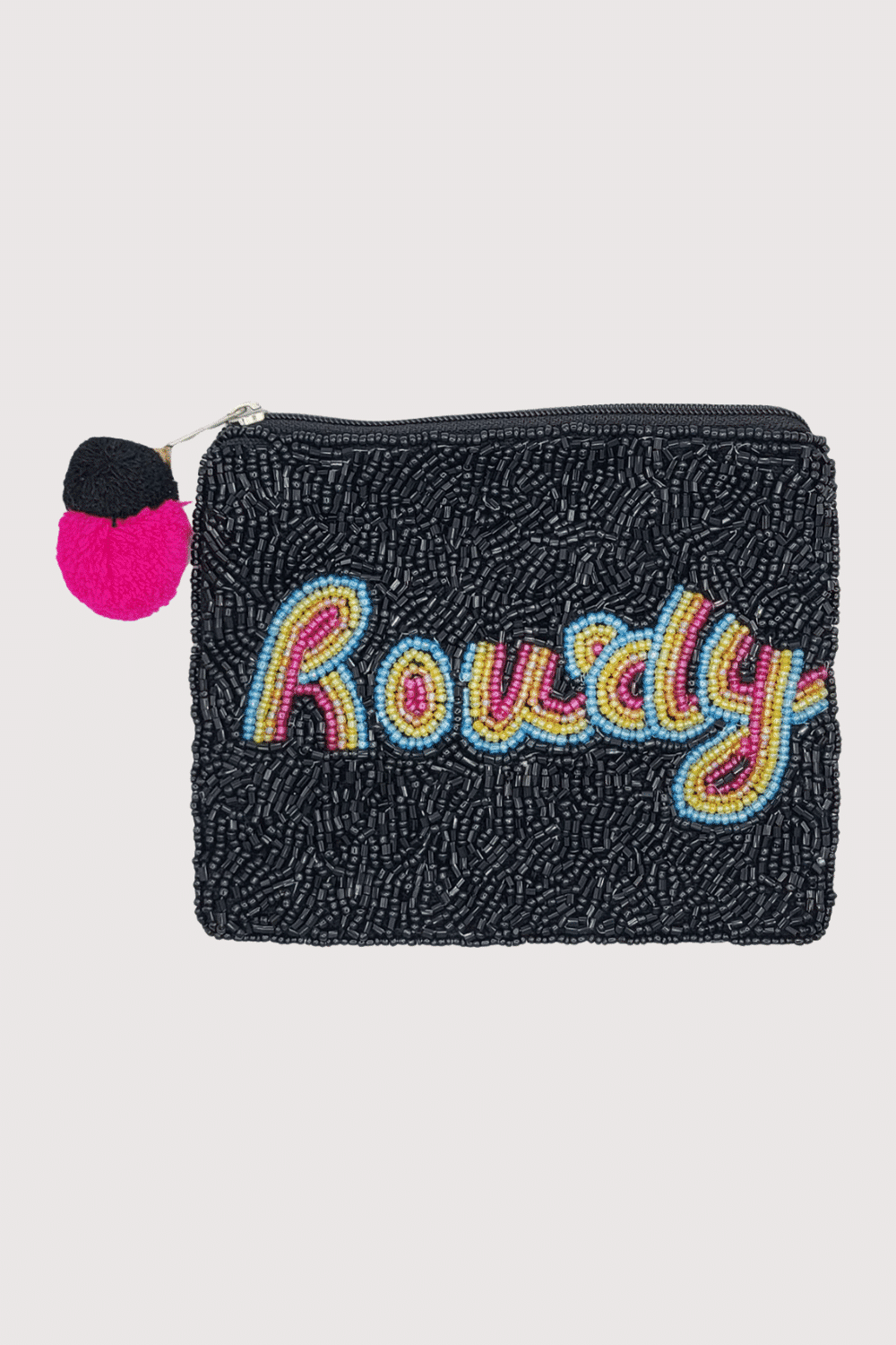 Rowdy Beaded Coin Pouch