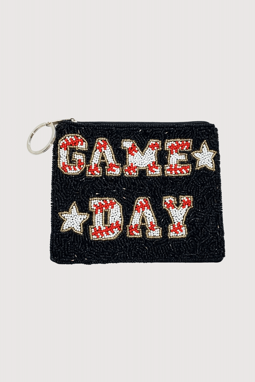 Game Day Beaded Pouch