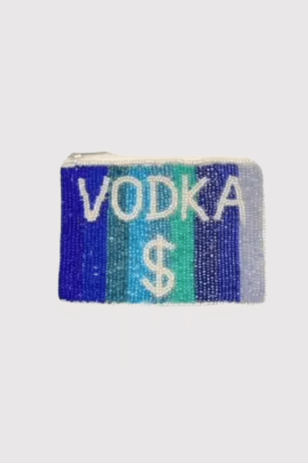 Vodka $ Beaded Mini Pouch