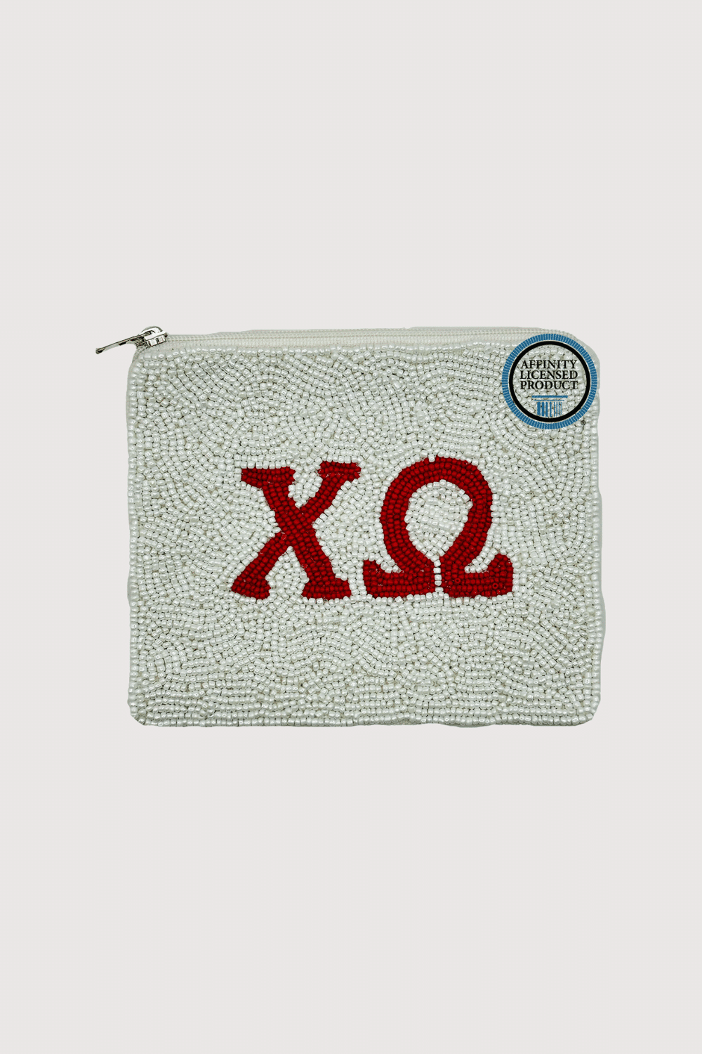 Chi Omega Beaded Pouch