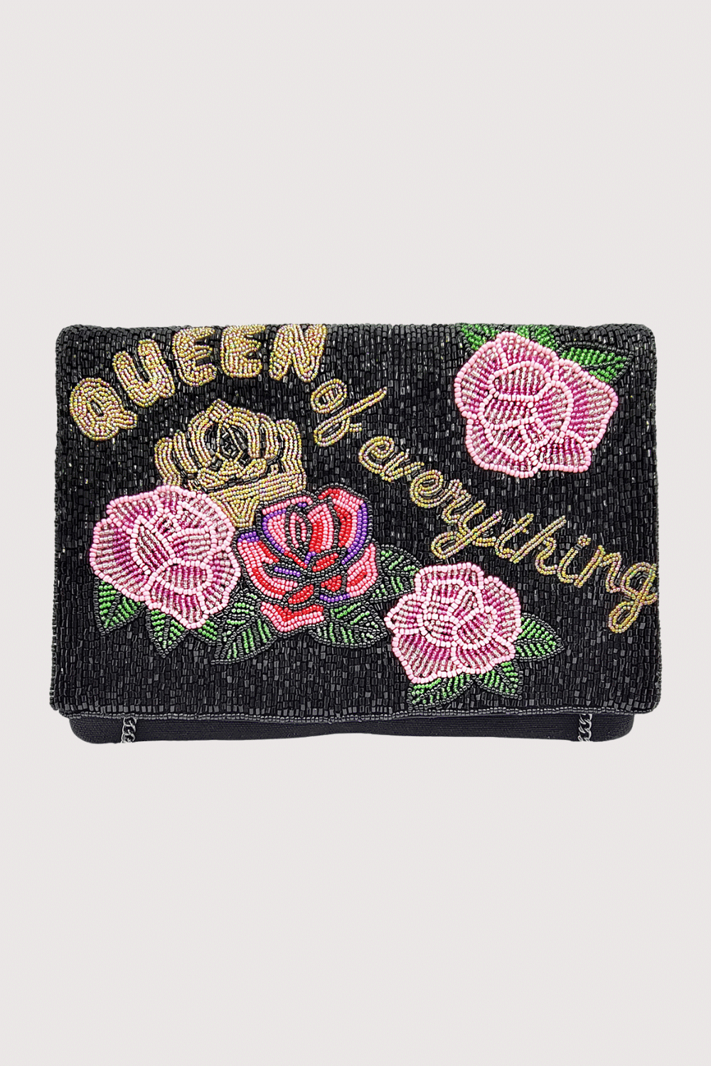 Queen Of Everything Beaded Clutch