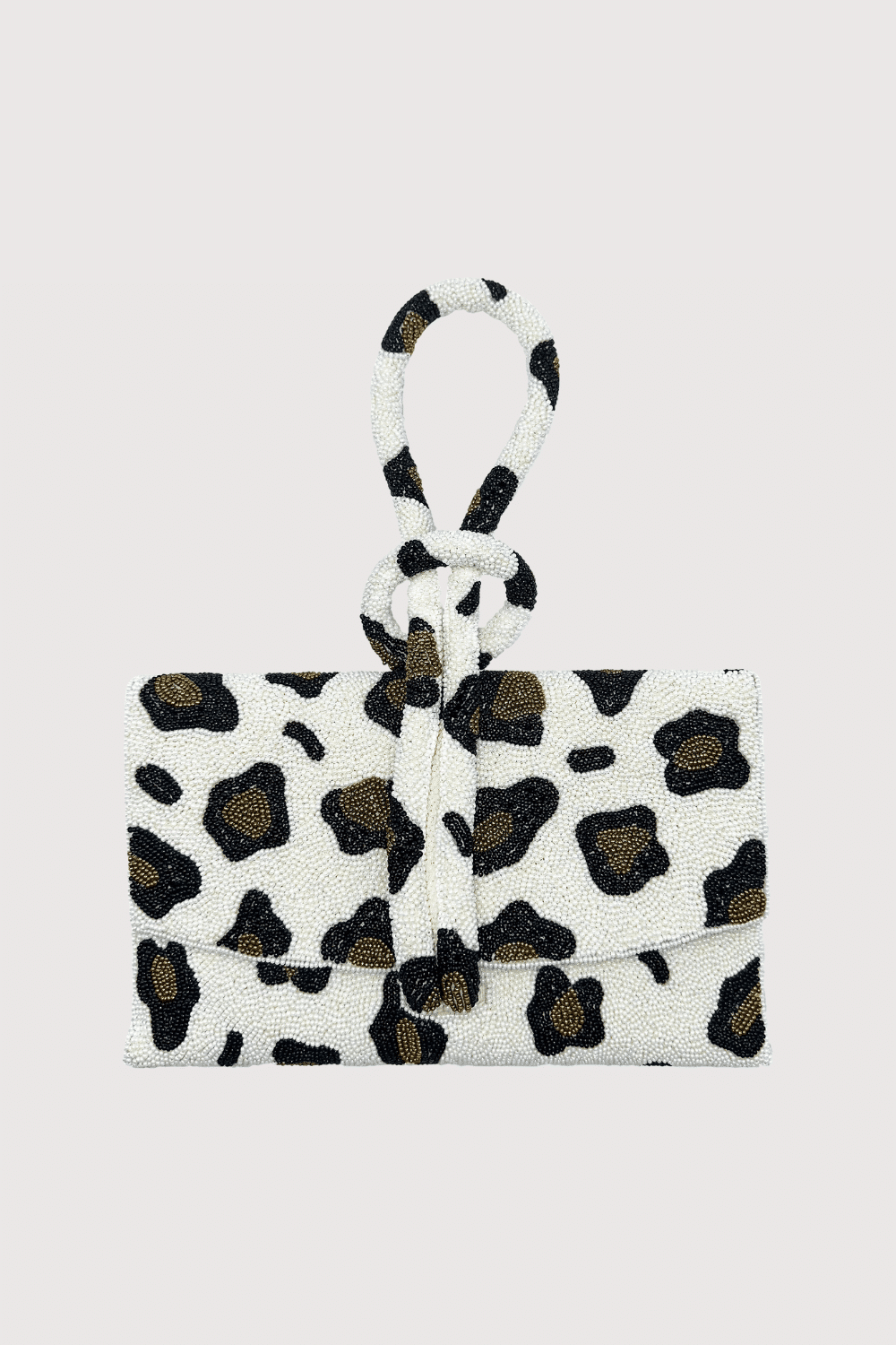 Animal Print Double Sided Wristlet Clutch