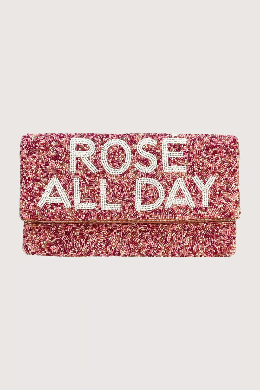 Rose All Day Beaded Clutch