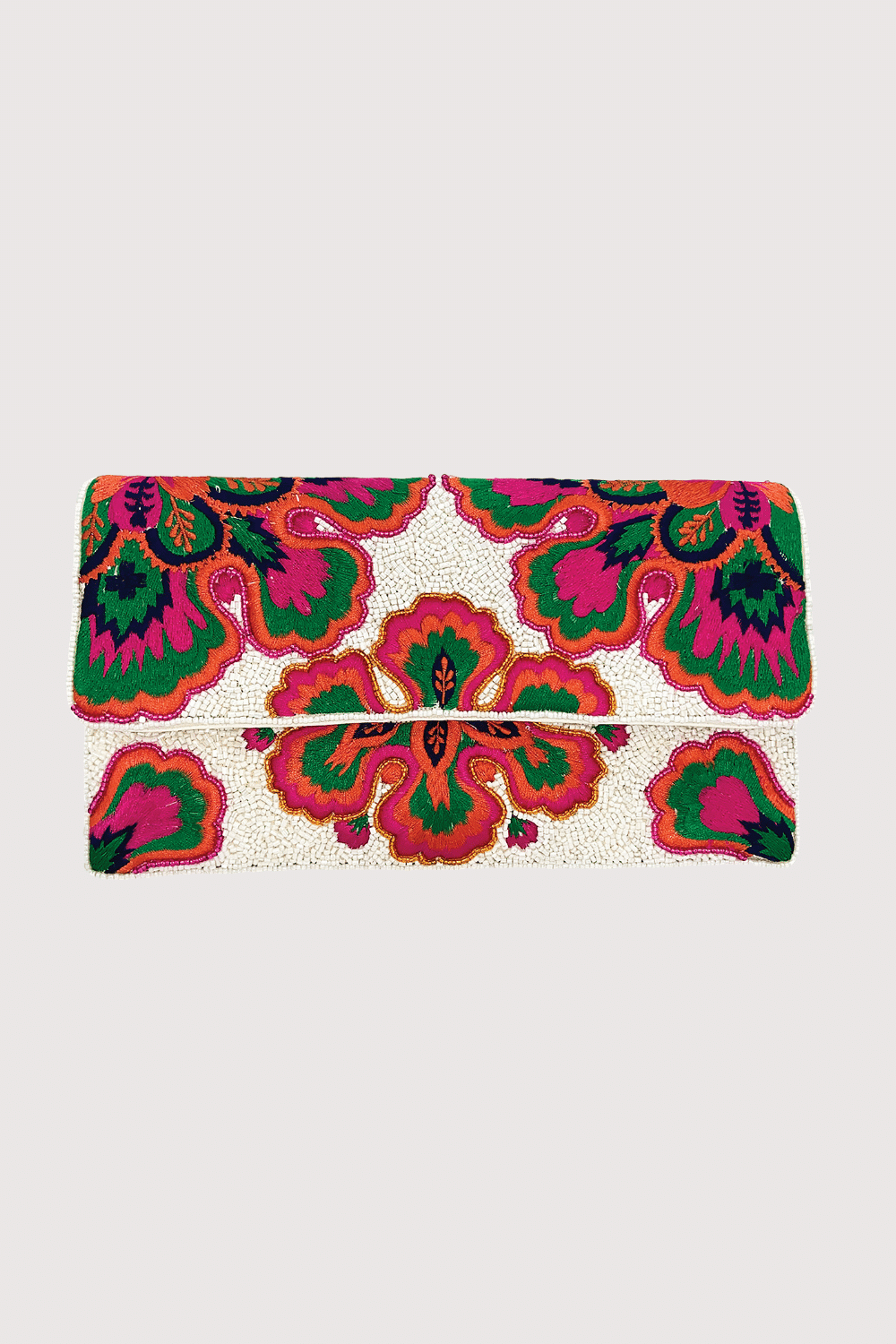 Festive Royalty Beaded Clutch