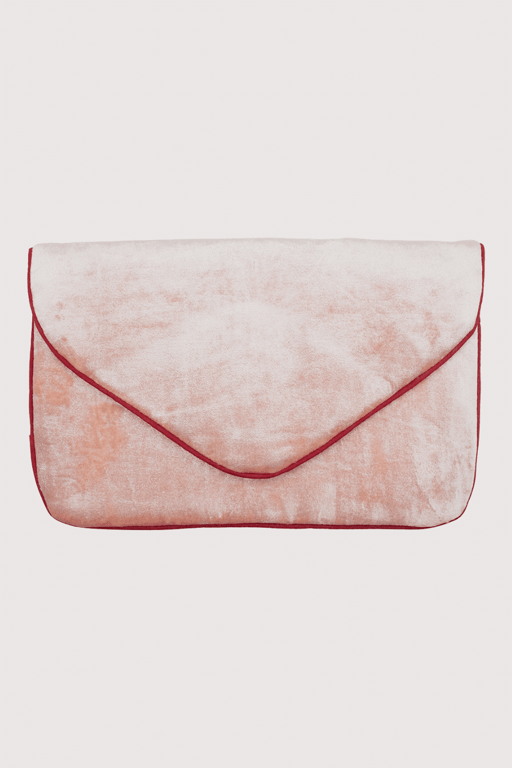 Pink Velvet Clutch