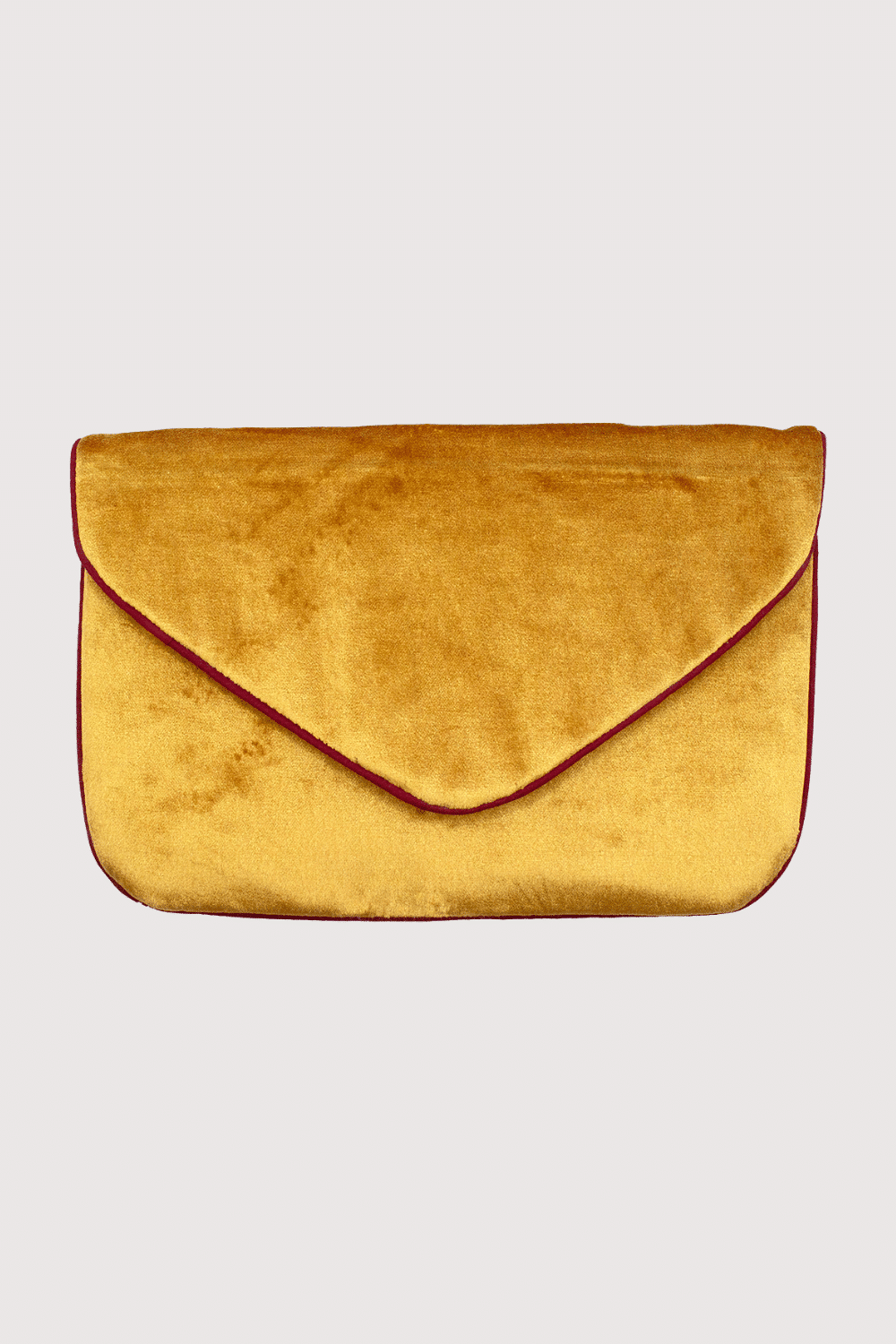 Gold Velvet Clutch