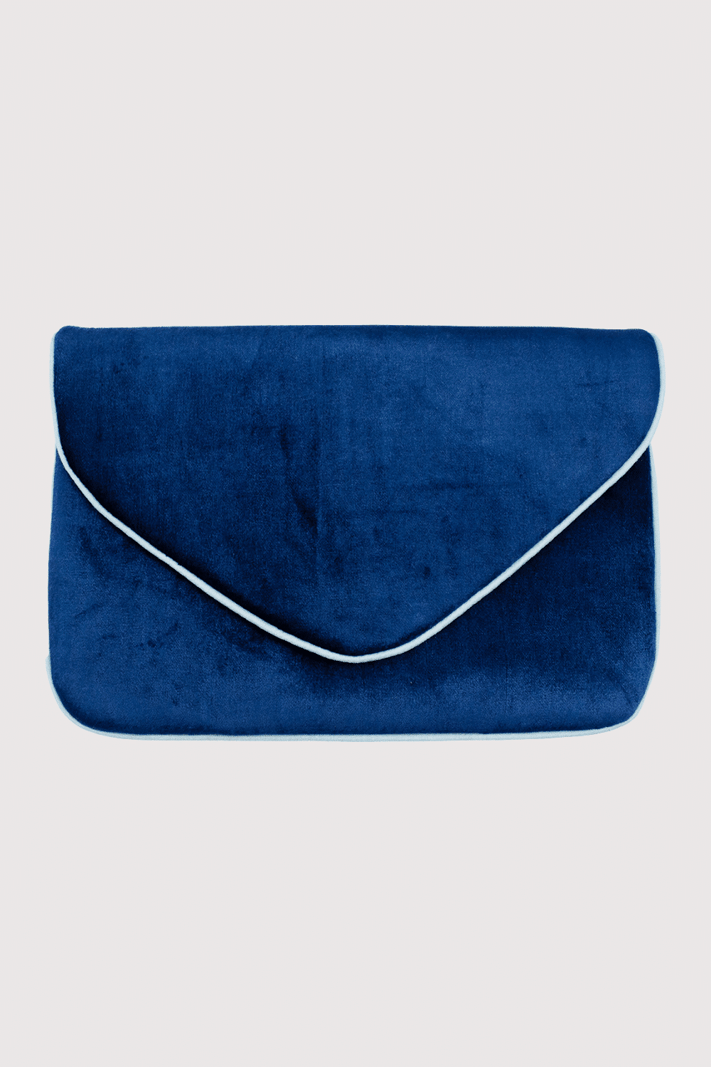 Navy Velvet Clutch