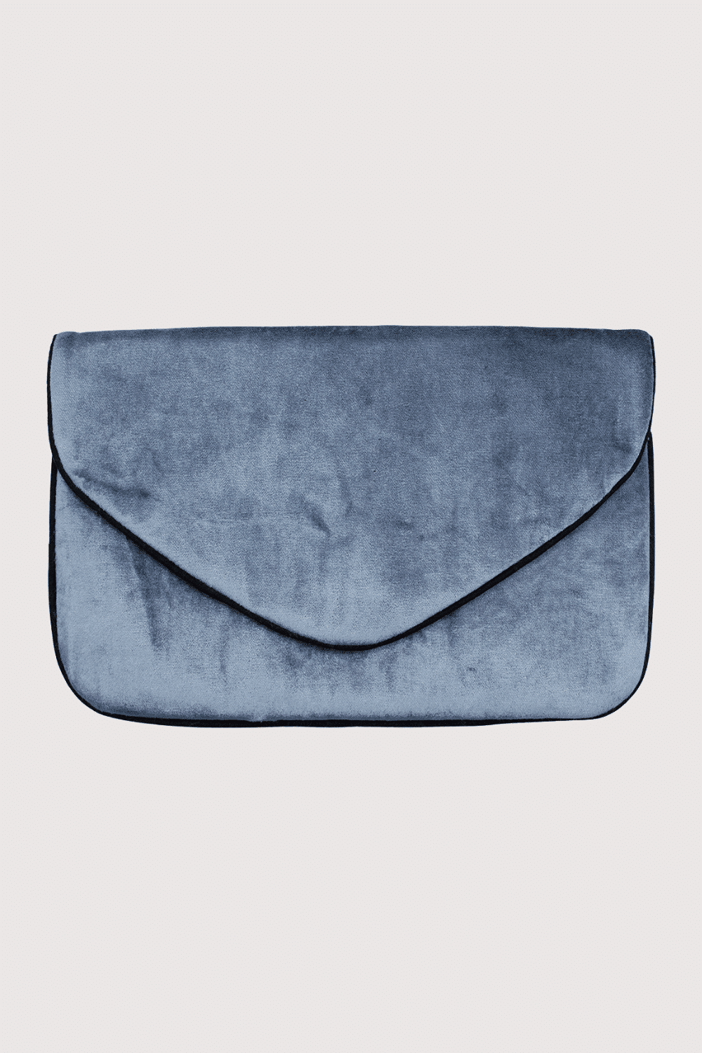 Grey Velvet Clutch