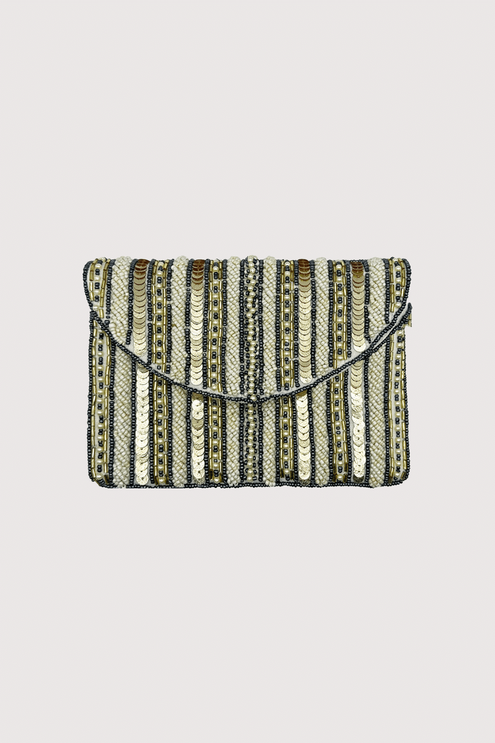 Pearl Beaded Mini Clutch