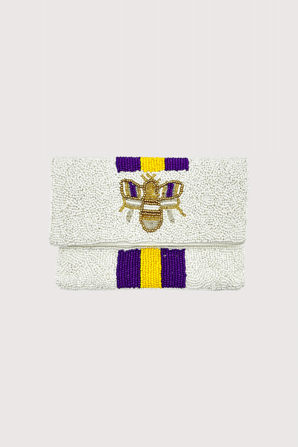 Bee Lsu Beaded Mini Clutch