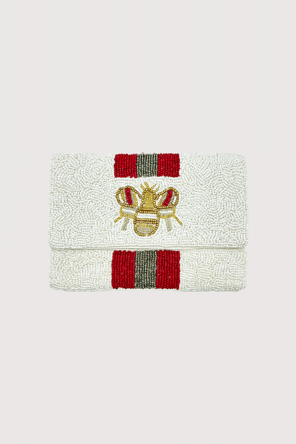 Bee A&M Beaded Mini Clutch