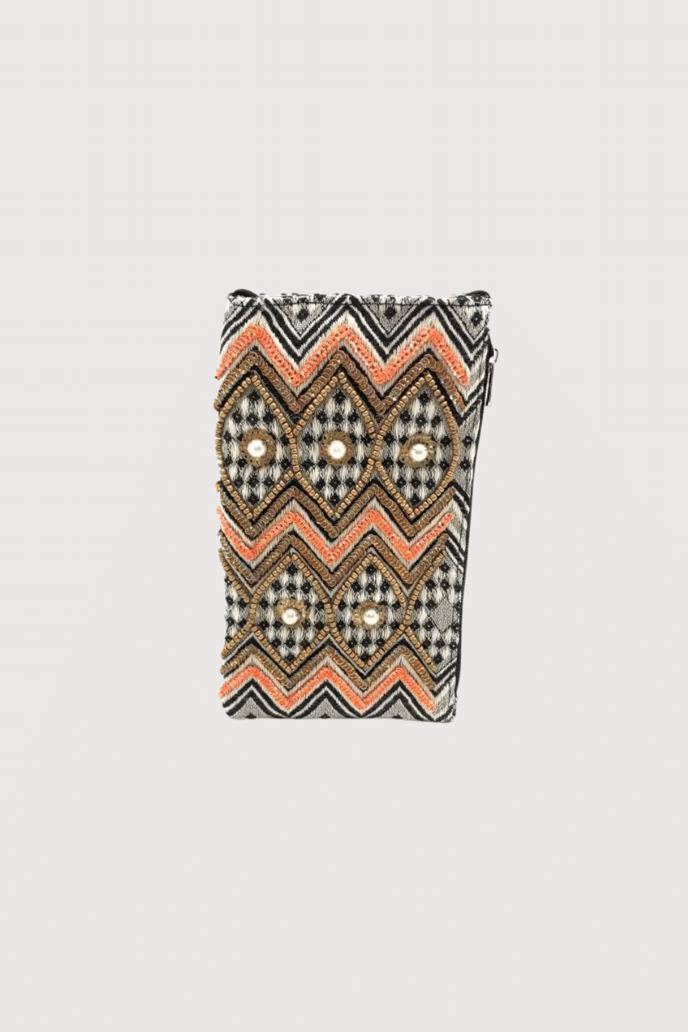 Pearly Chevron Phone Wallet