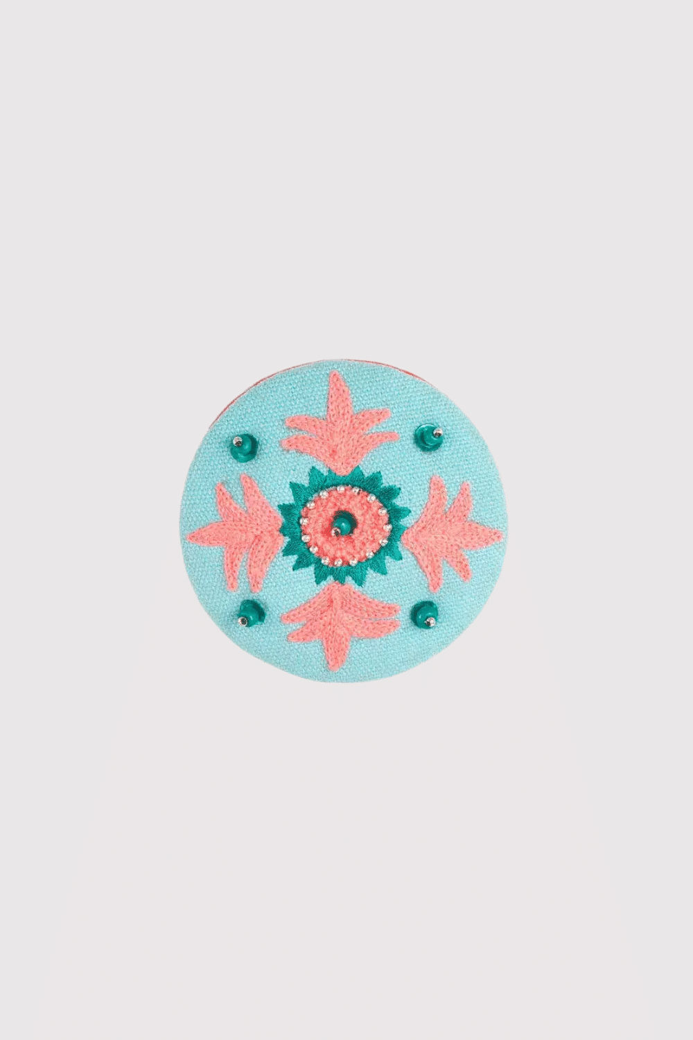 Aquamarine Compact Mirror