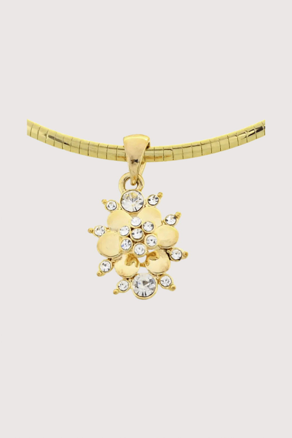 Gold Plated Pendant & Earrings Set