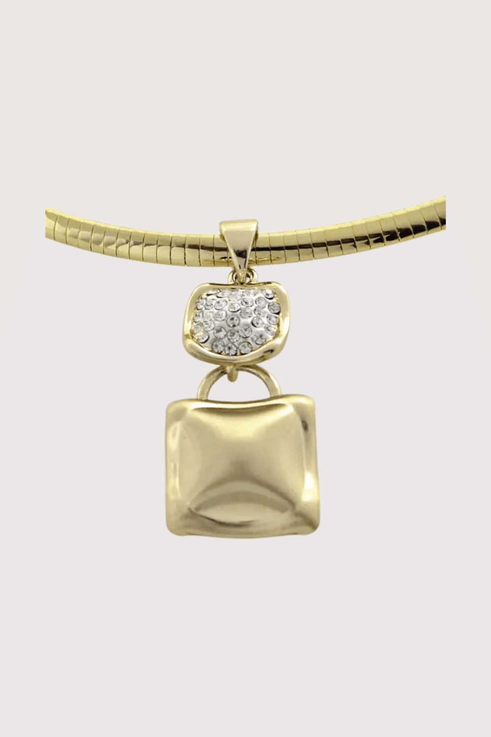 Gold Plated Pendant & Earrings Set