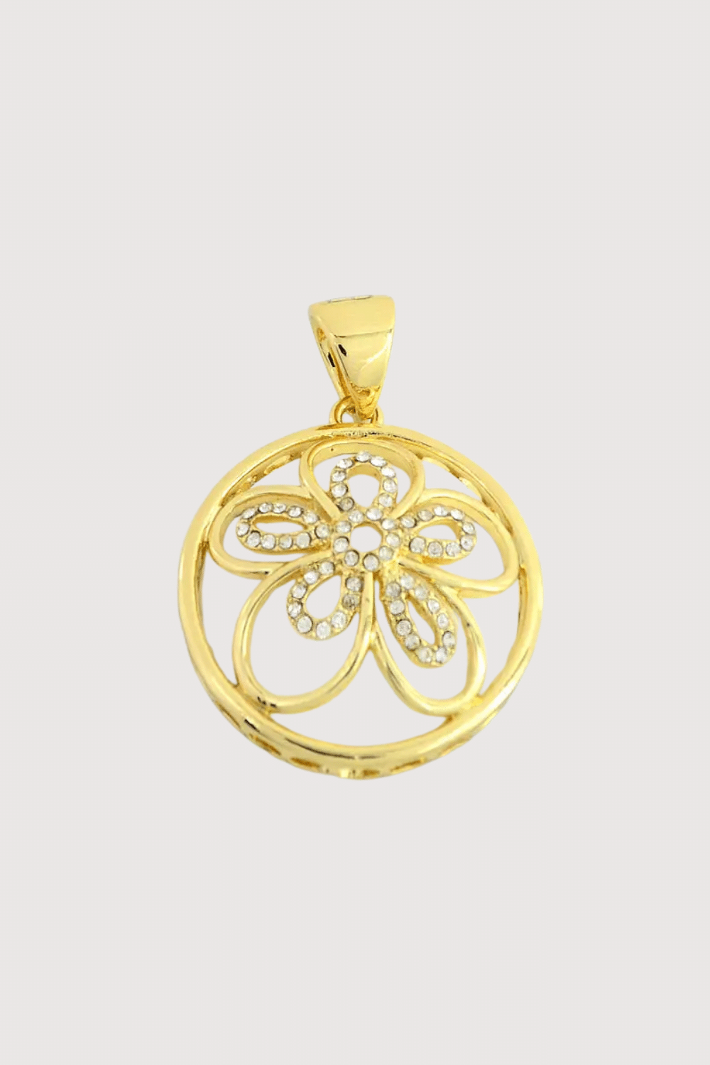 Gold Plated Pendant & Earrings Set