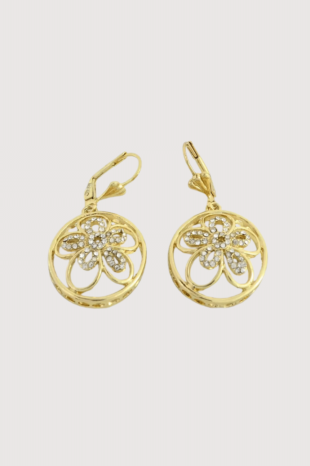 Gold Plated Pendant & Earrings Set