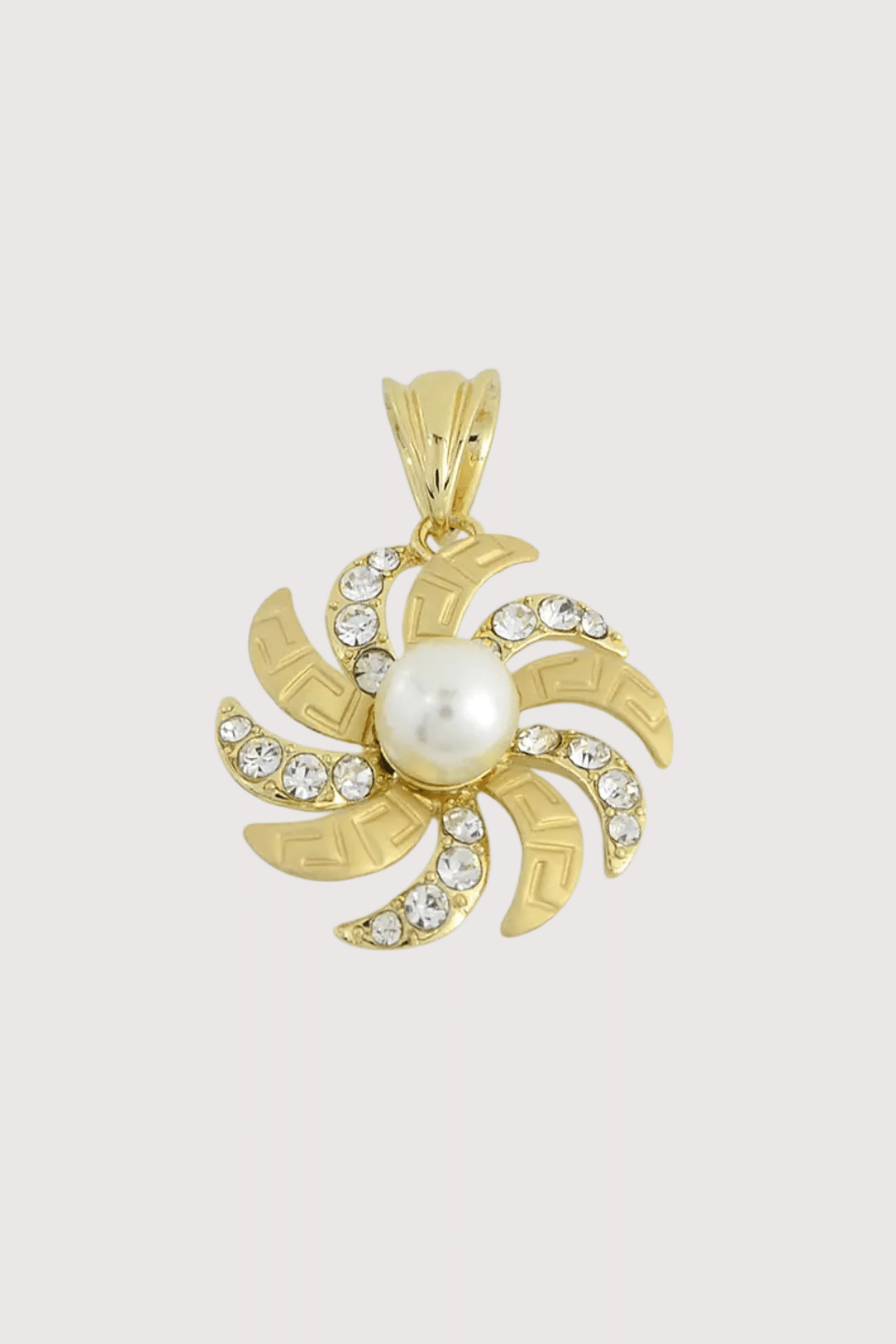 Gold Plated Pendant & Earrings Set