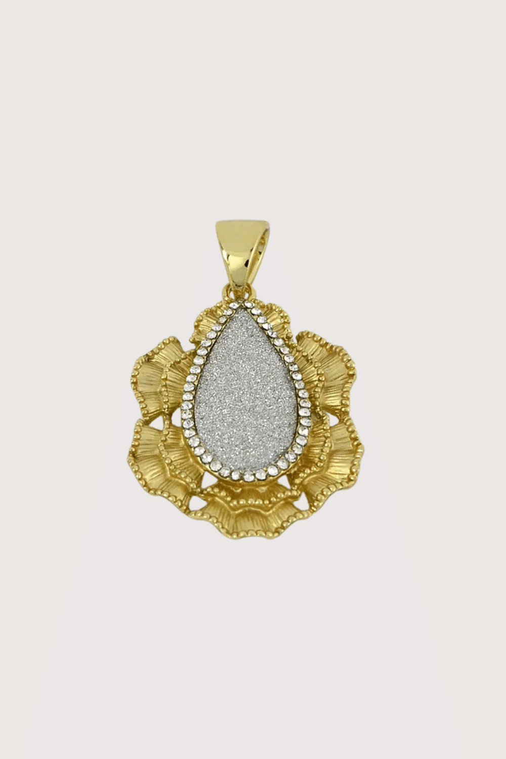 Gold Plated Pendant & Earrings Set