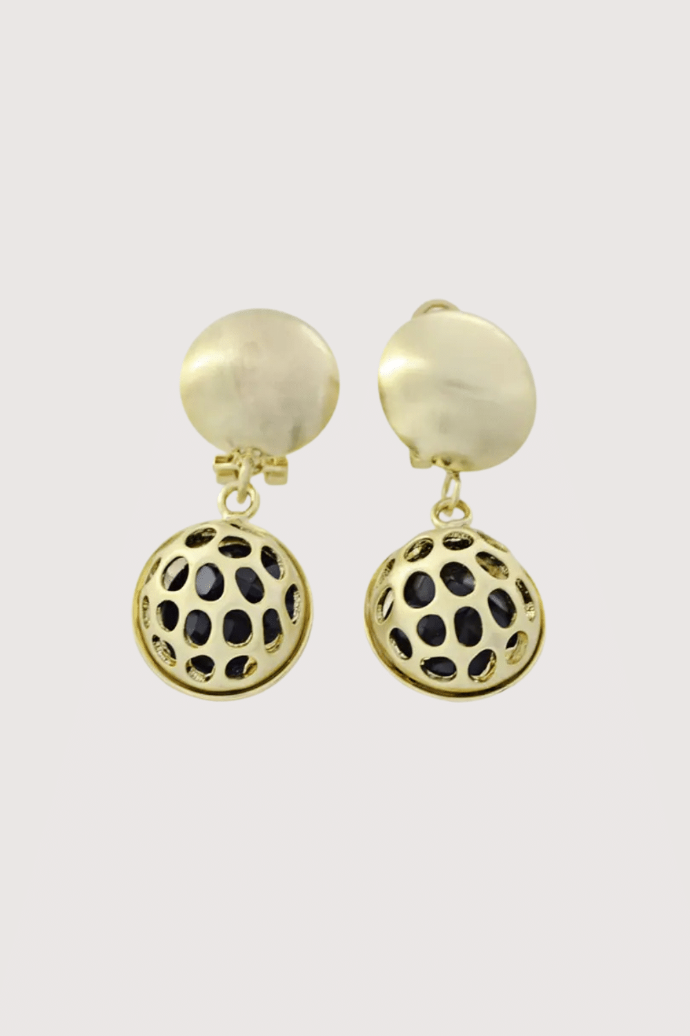 Gold Plated Pendant & Earrings Set