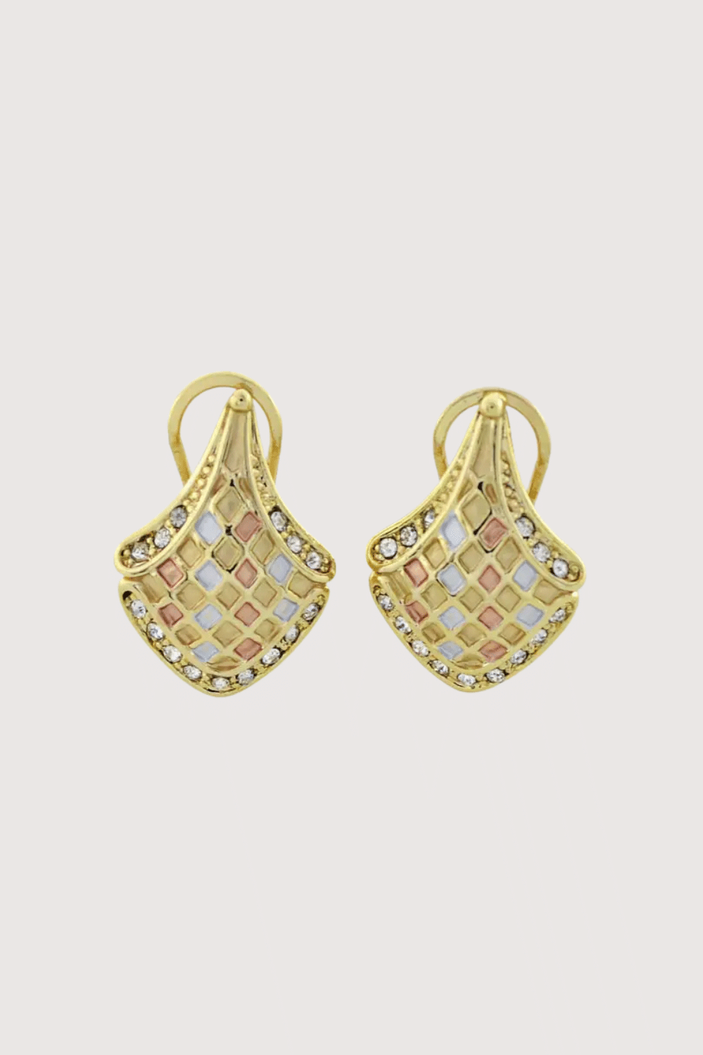 Gold Plated Pendant & Earrings Set