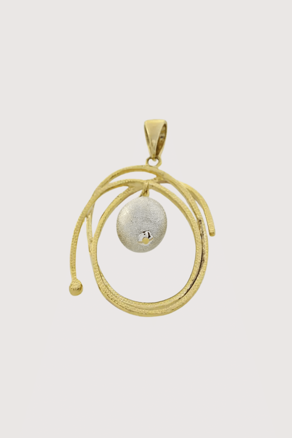 Gold Plated Pendant & Earrings Set