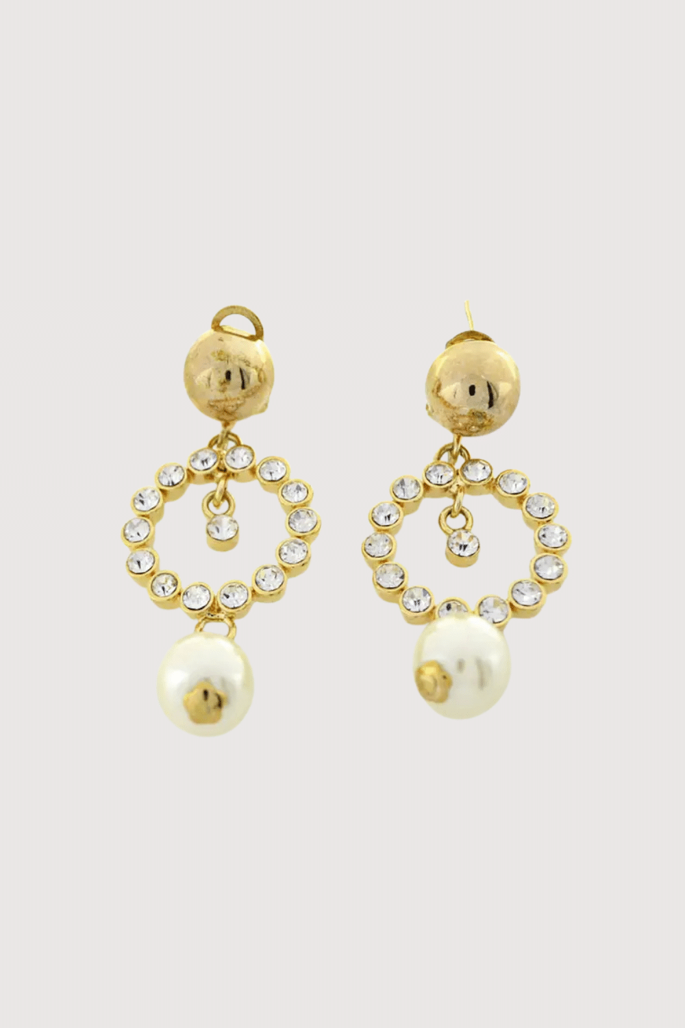 Gold Plated Pendant & Earrings Set