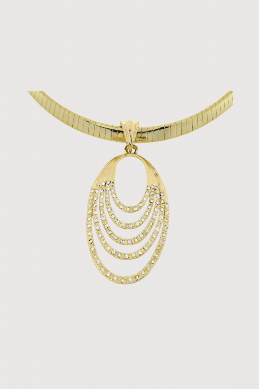 Gold Plated Pendant & Earrings Set