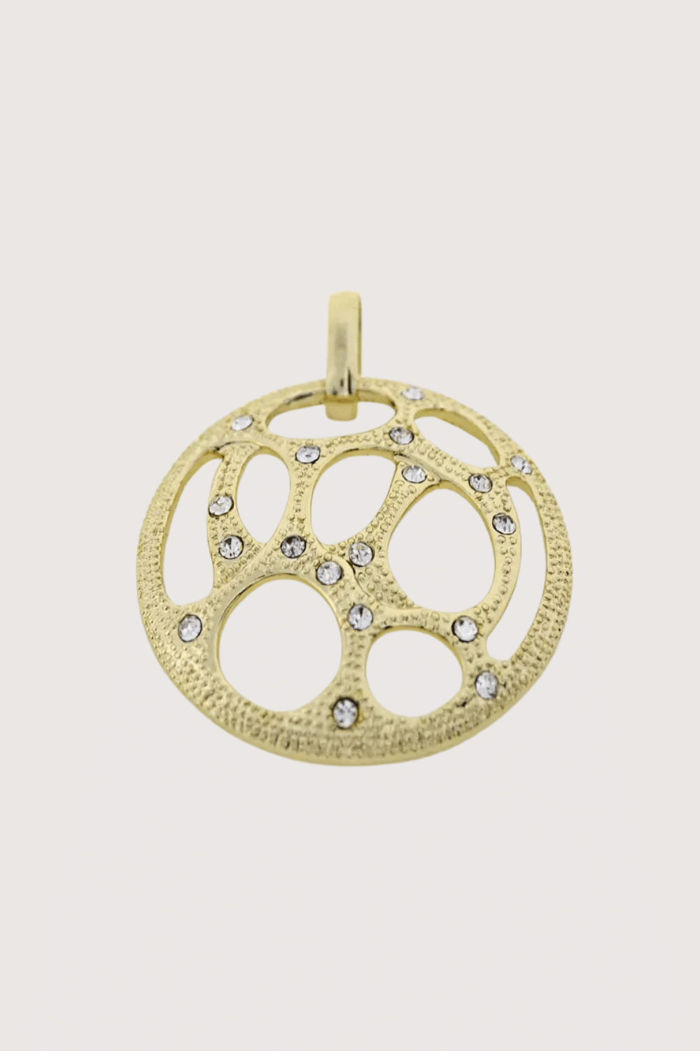 Gold Plated Pendant & Earrings Set