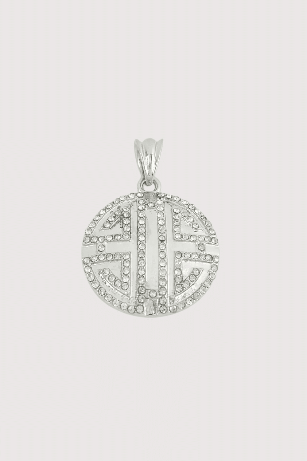 Silver Plated Pendant & Earrings Set