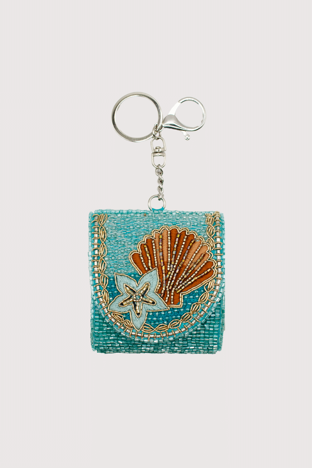 Seashell Beaded Airpod Holder