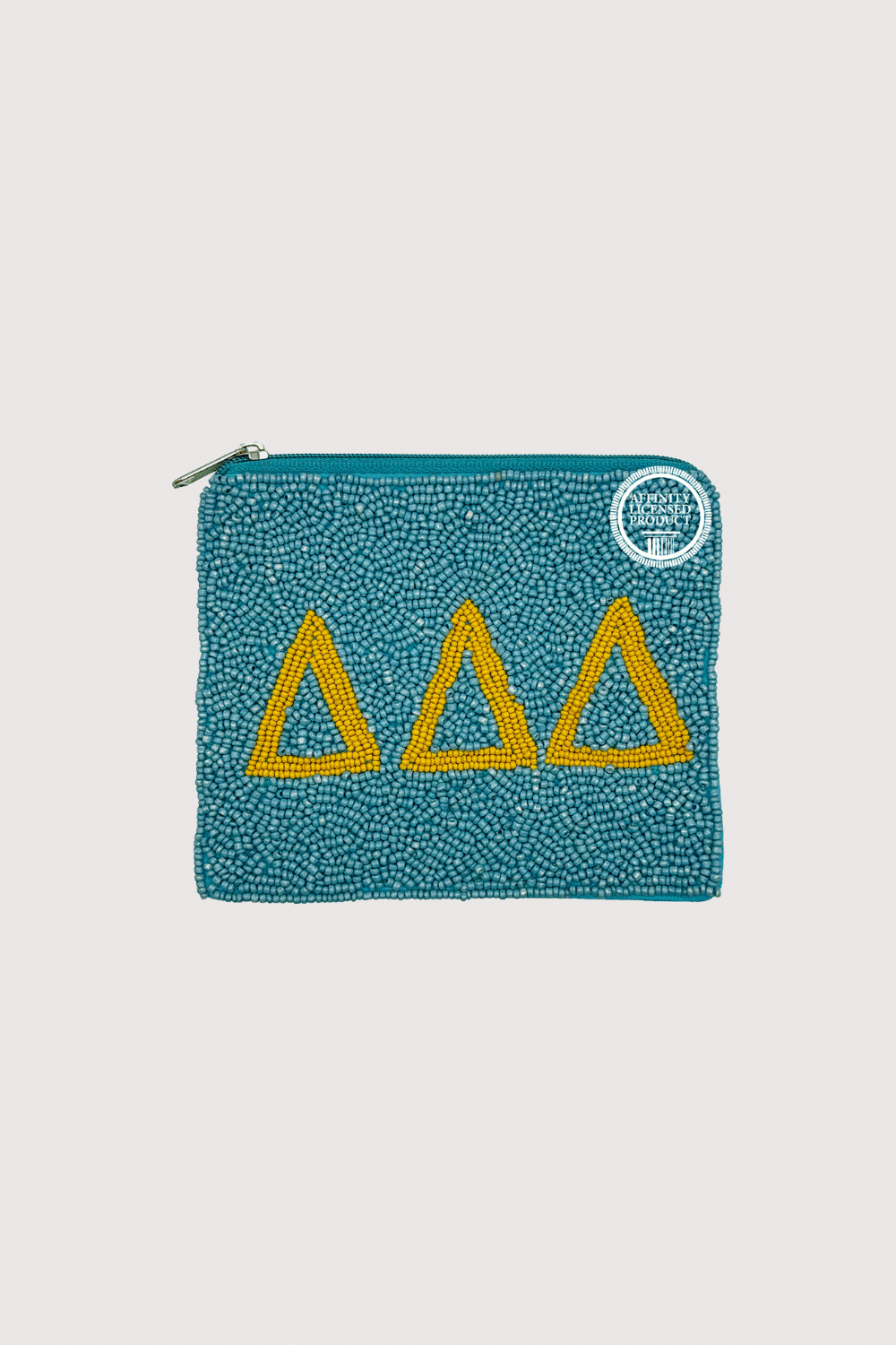 Delta Delta Delta Beaded Pouch