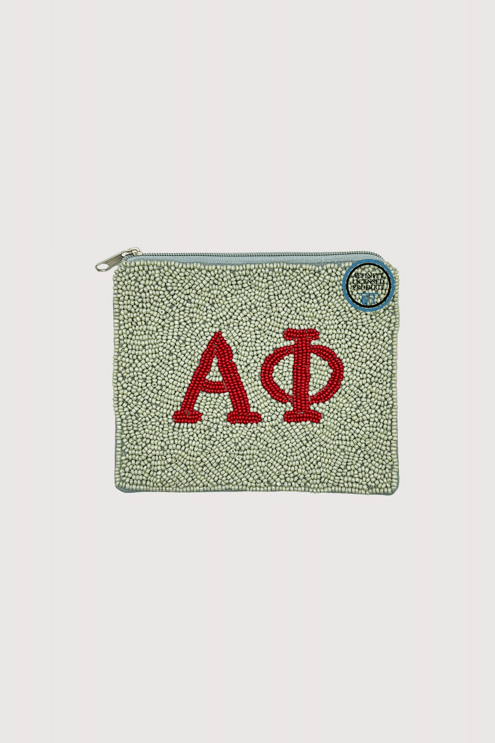 Alpha Phi Beaded Pouch