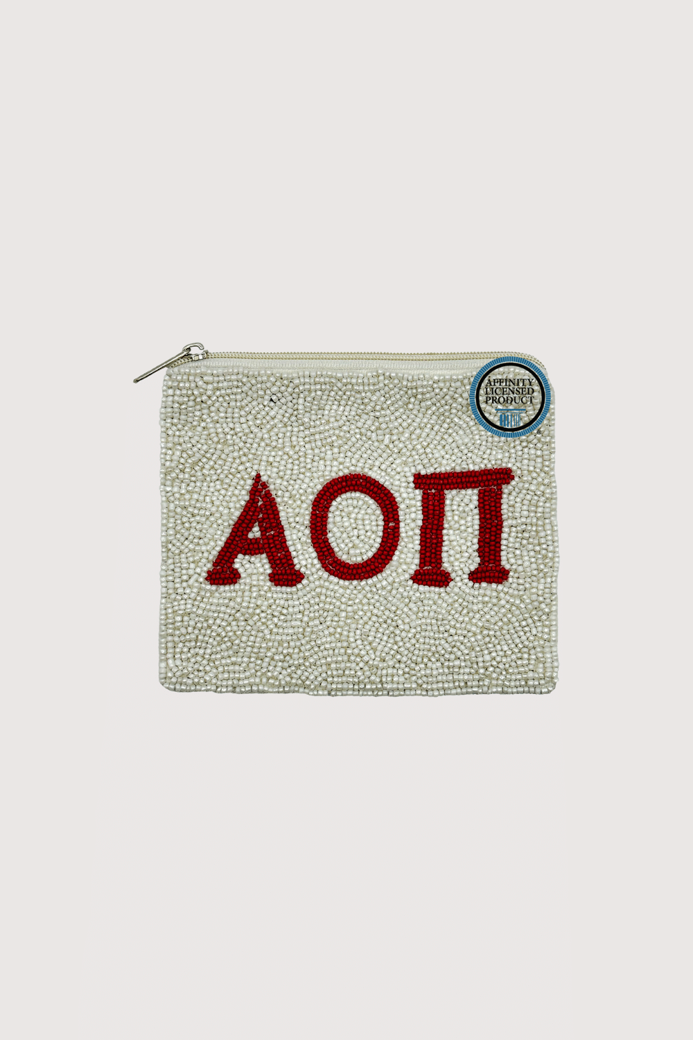 Alpha Omicro Pi Beaded Pouch