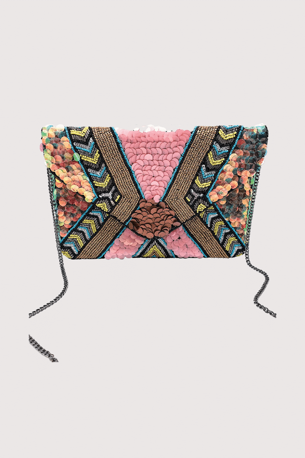 Multi Sequins Clutch