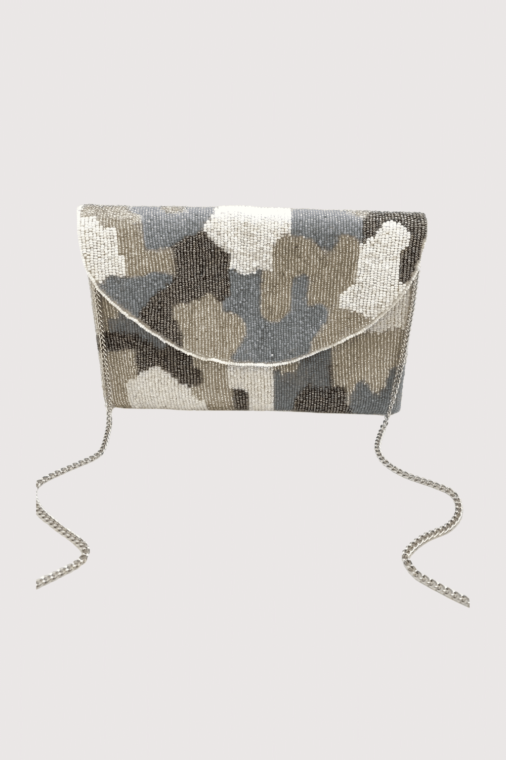 Grey Camo Clutch