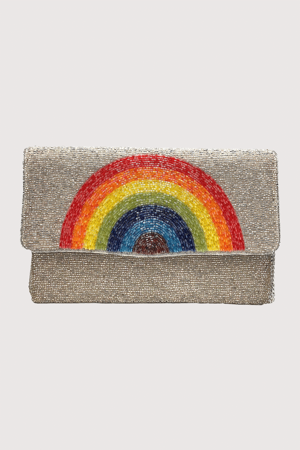 Beaded Rainbow Clutch