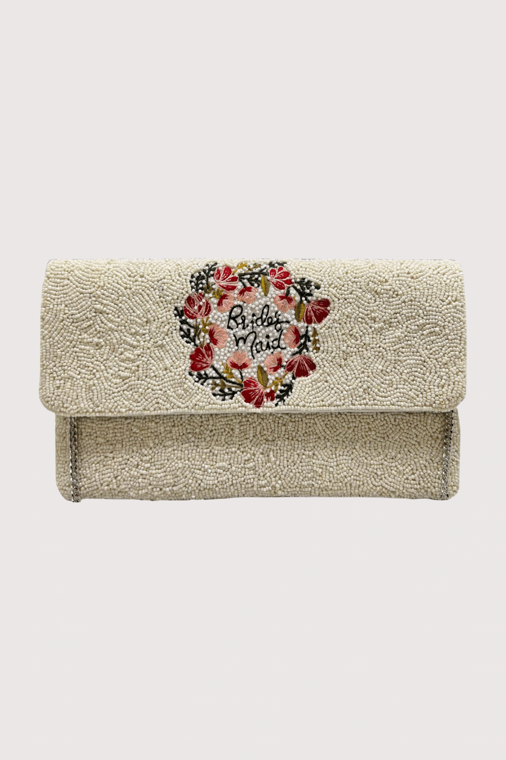 Bridesmaid Floral Beaded Clutch