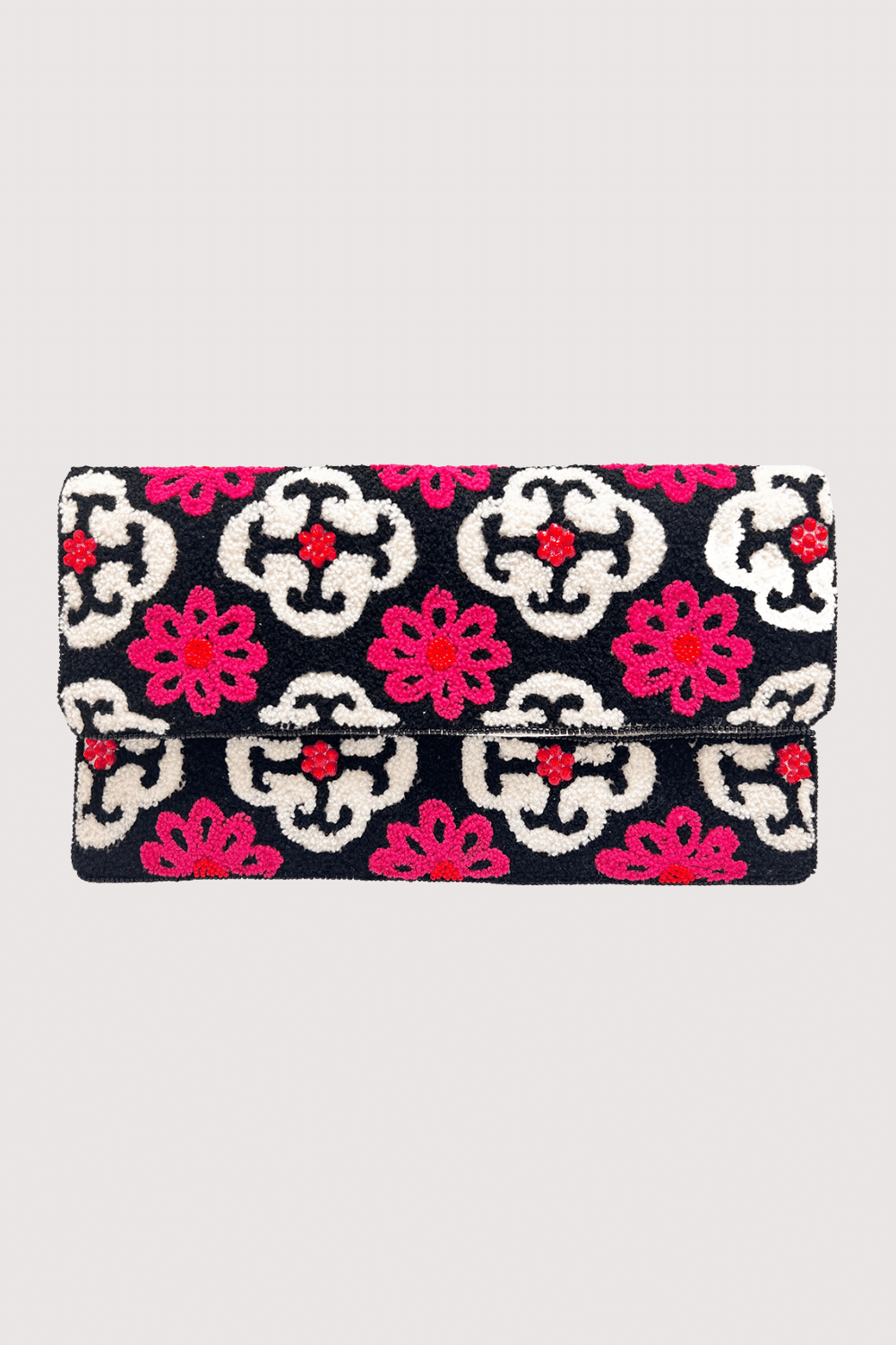 Medallion Towel Weave Clutch