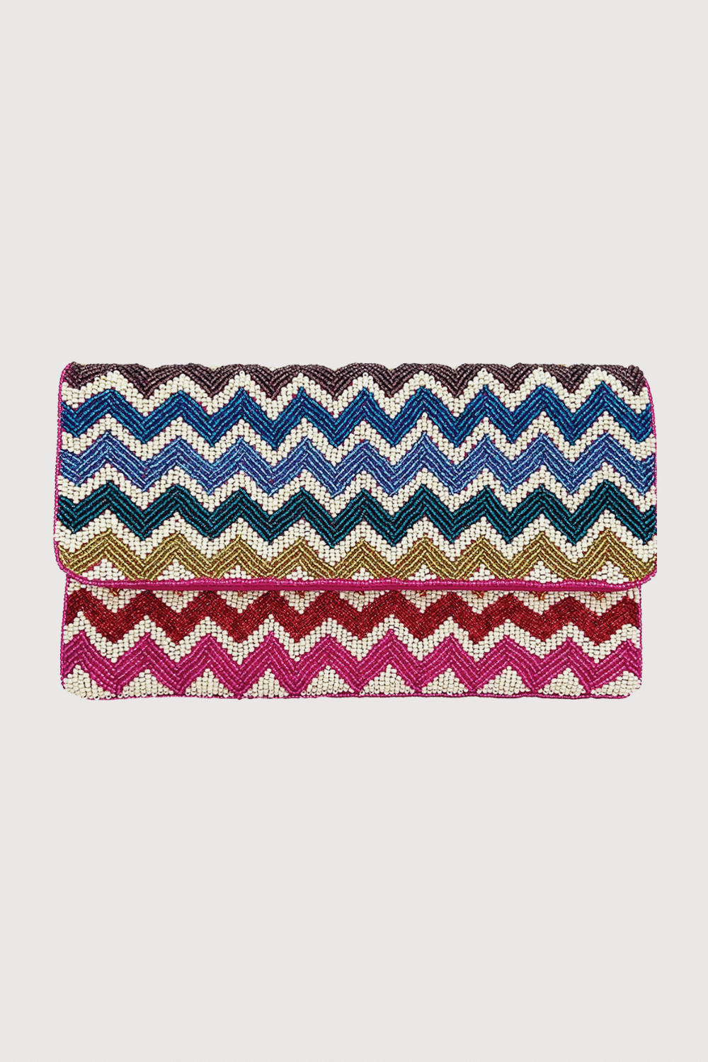 Chevrol Multi Beaded Clutch
