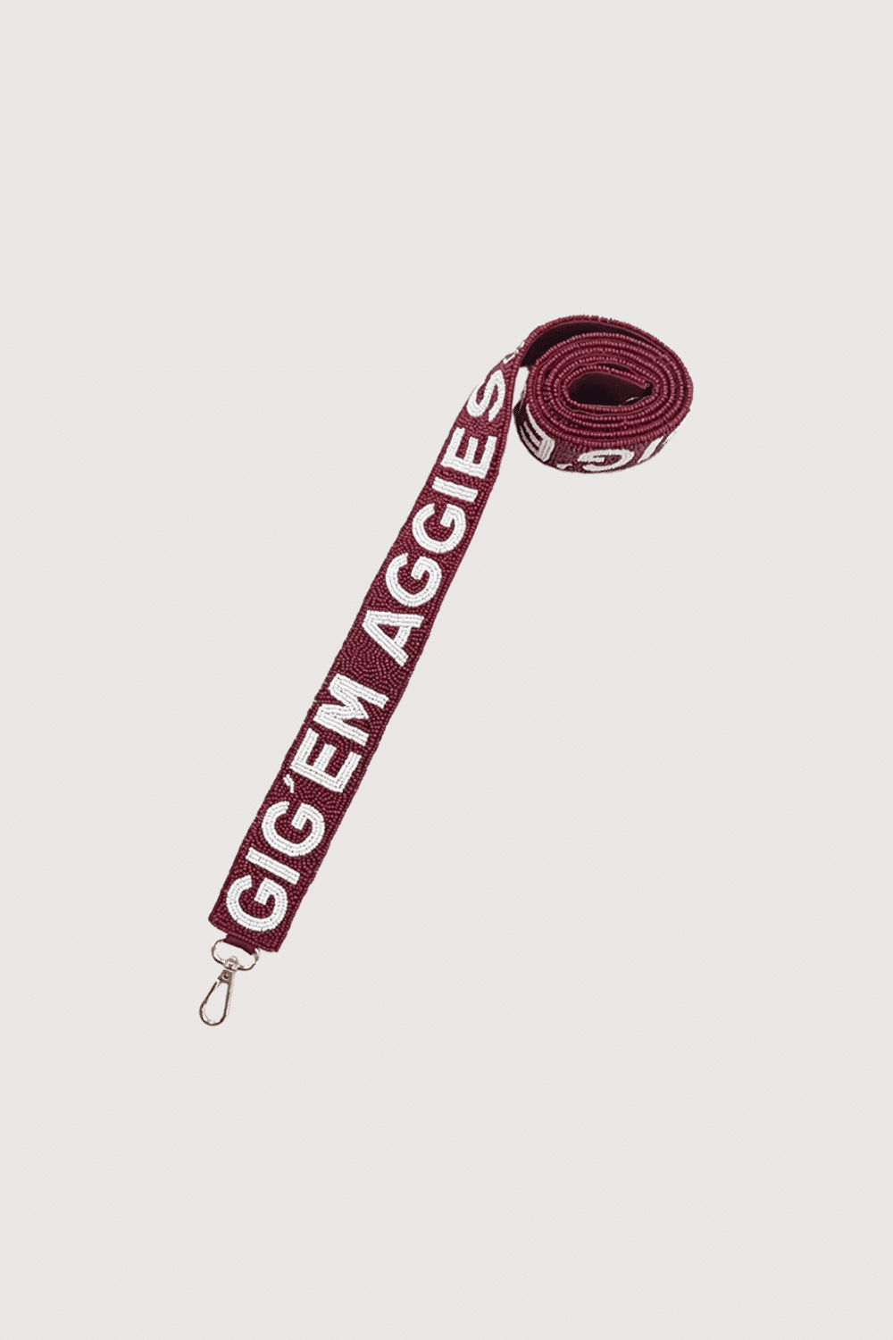 A&M Gig 'Em Aggies Beaded Bag Strap