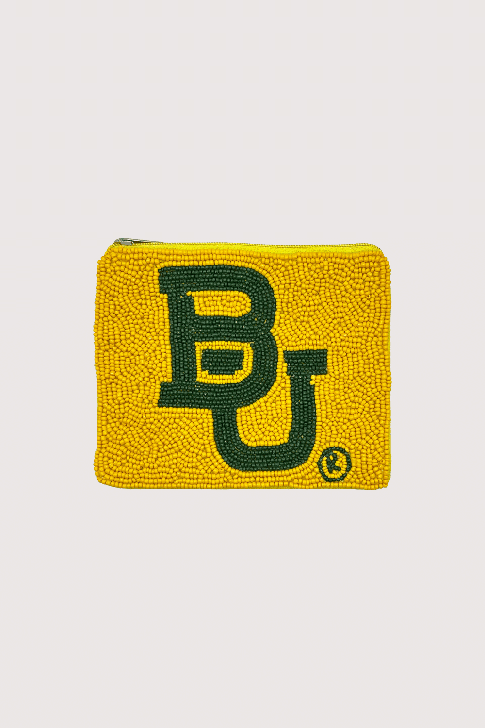 Baylor University Beaded Coin Pouch