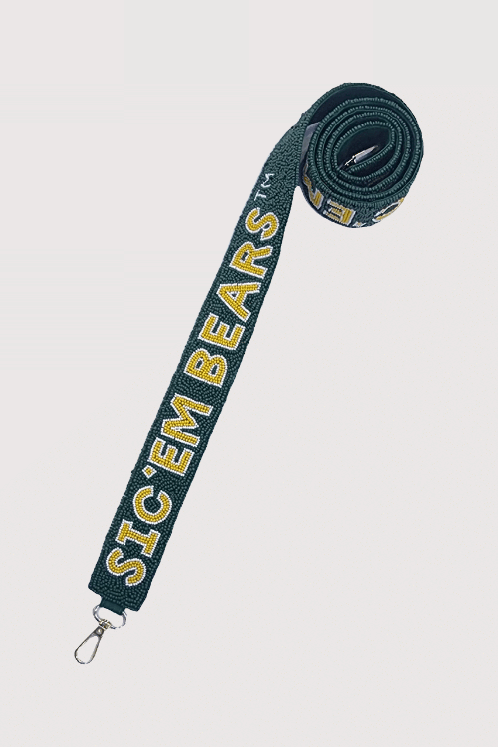 Sic ' Em Bears Beaded Bag Strap