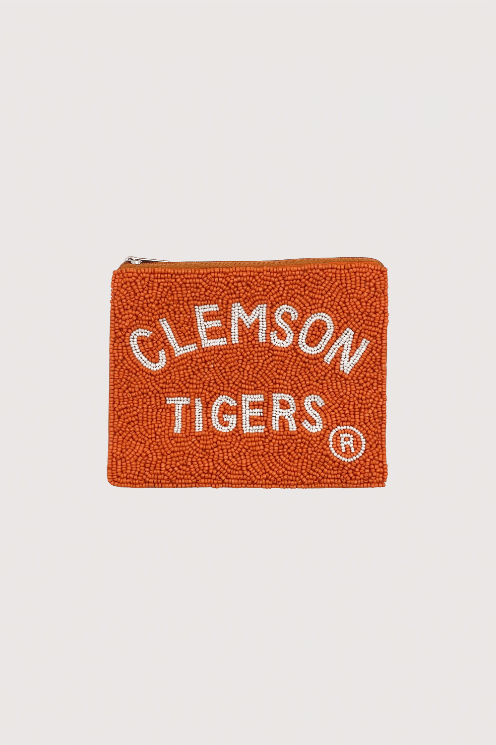 Clemson Tigers Beaded Pouch