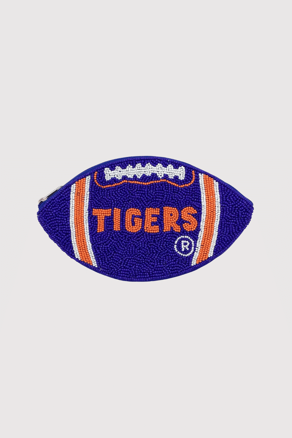 Tigers Football Beaded Pouch