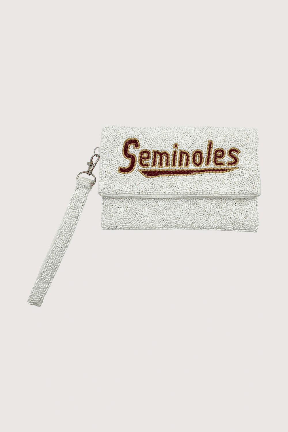 Seminoles Beaded Wristlet Pouch