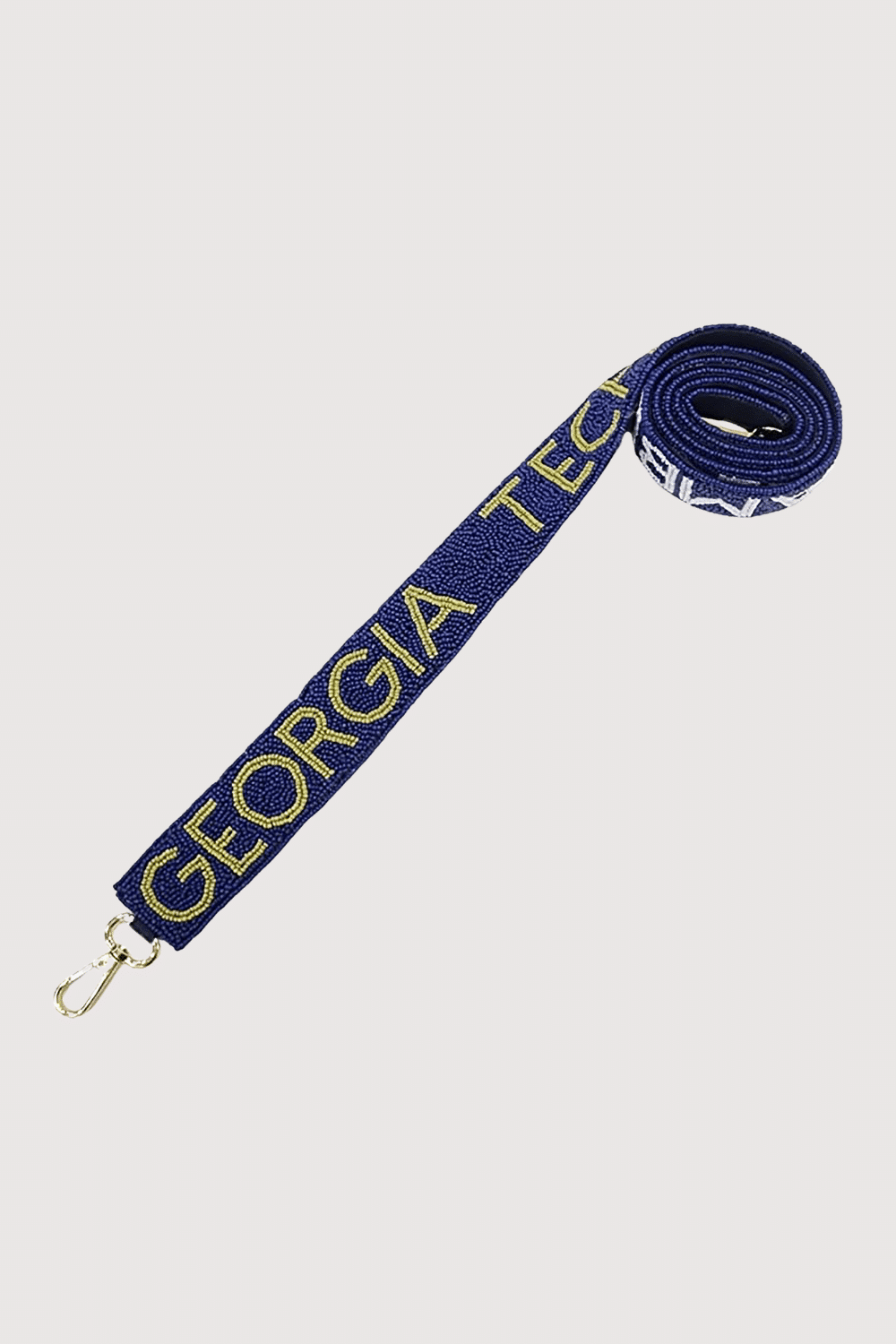 Georgia Tech Ramblin' Wreck Beaded Bag Strap