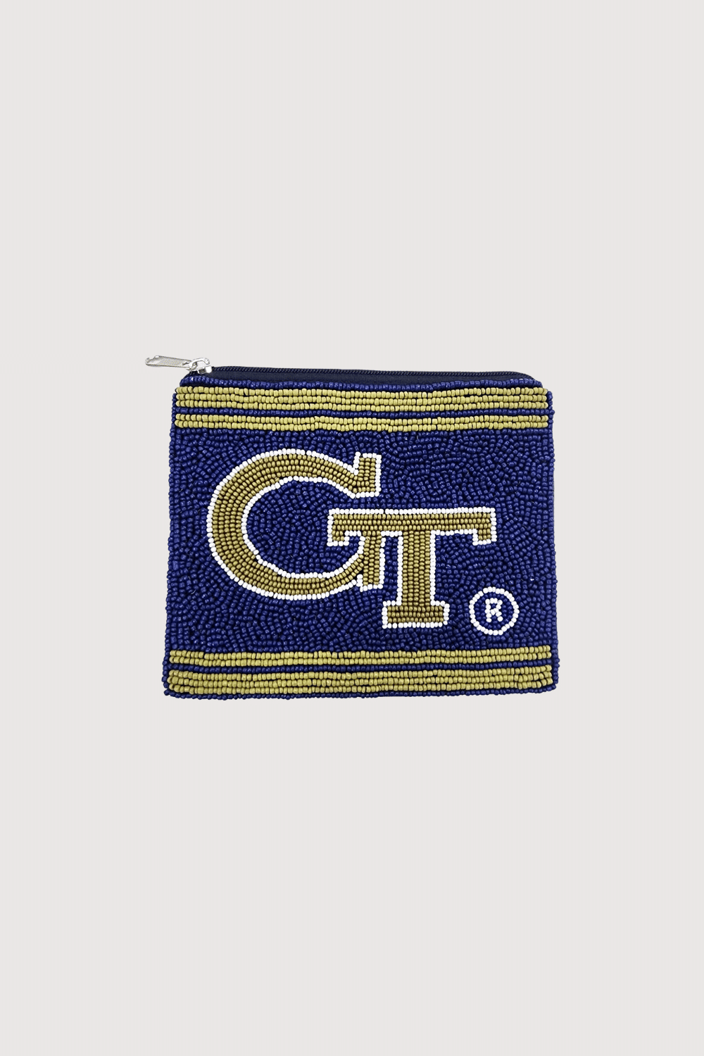 Georgia Tech Beaded Pouch